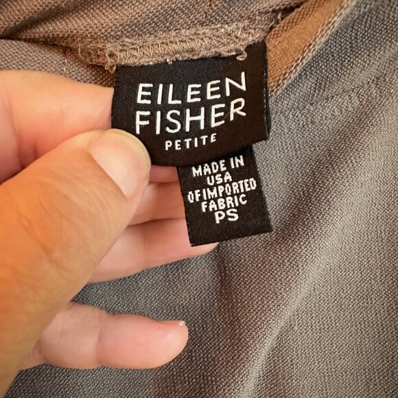 Eileen Fisher Petite A-Line Pull-On Skirt – Size PS - Putty | Textured Knit - Picture 2 of 2